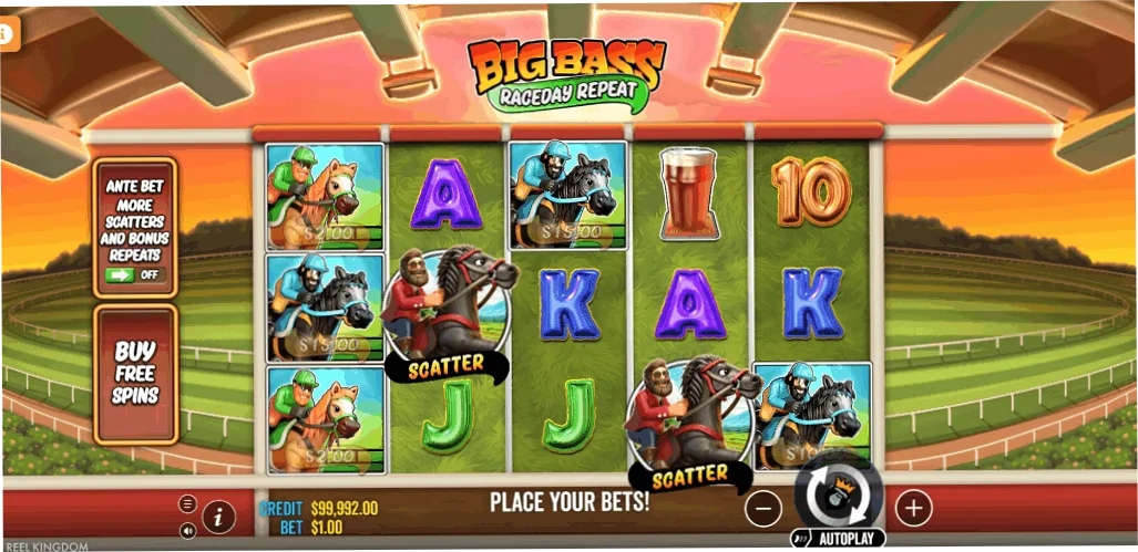 Big Bass Raceday Repeat